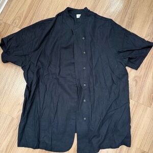 Men's Black Short Sleeve Jacket